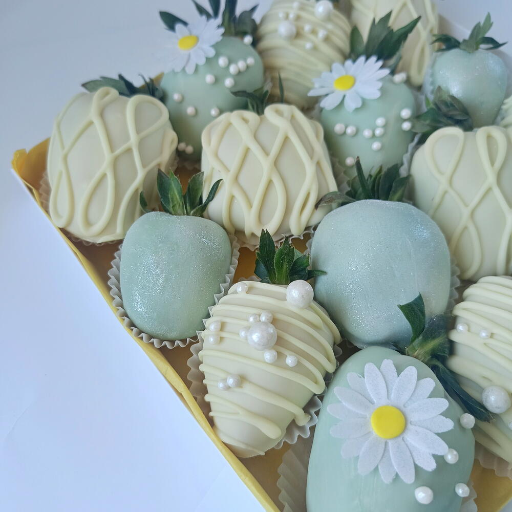 Весенний набор с клубникой в бельгийском шоколаде 🍓 Клубника в шоколаде Дофаминовый букет — фото 4