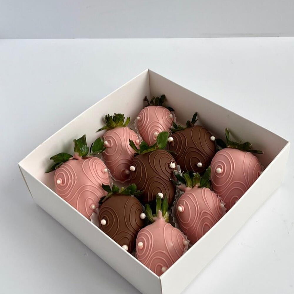 Клубника в шоколаде 9 шт «Нежность» — фото 2