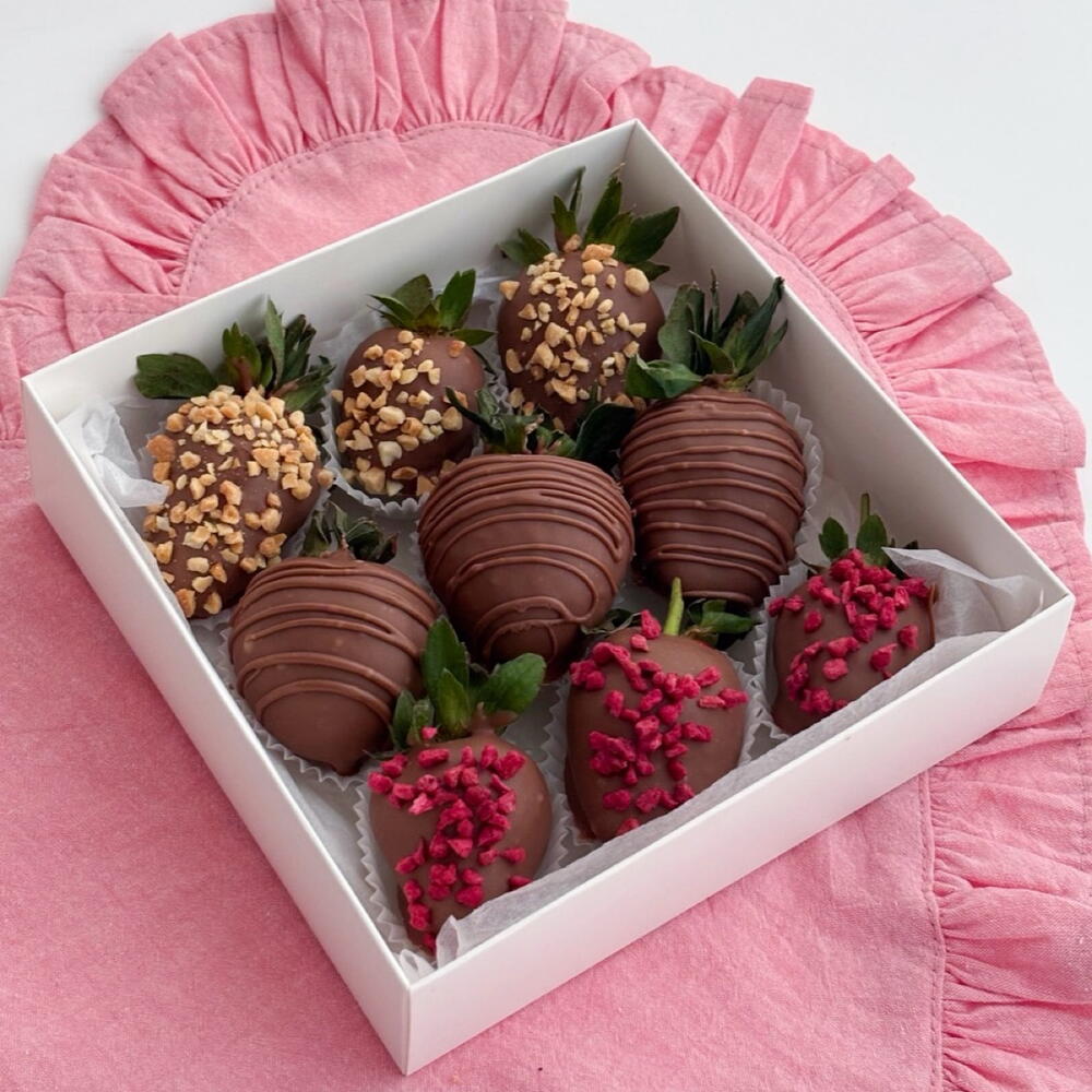 Клубника в шоколаде 9 шт «raspberry»️🍓 — фото 4