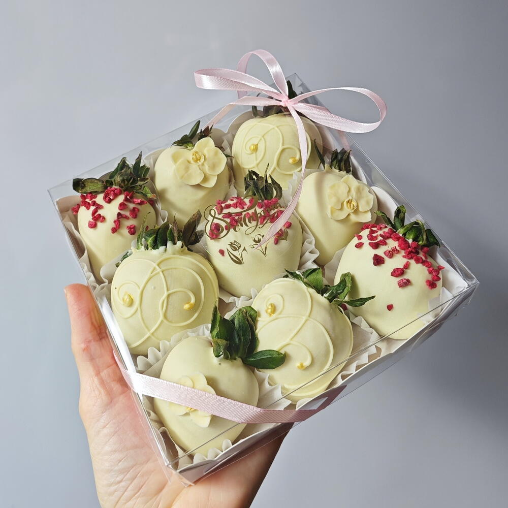 Клубника в белом шоколаде 🎁 подарок — фото 3