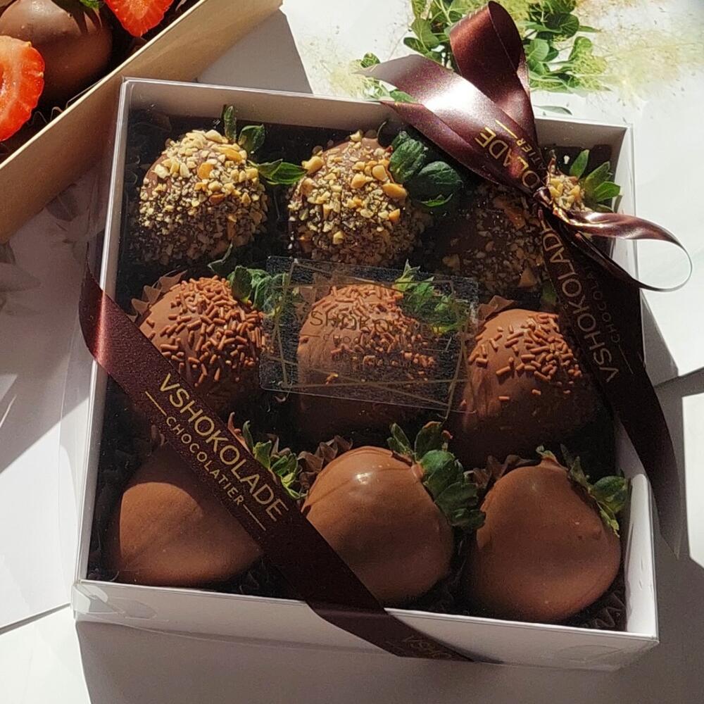 Premium ⭐ Клубника в бельгийском молочном шоколаде, подарок 🎁 — фото 6