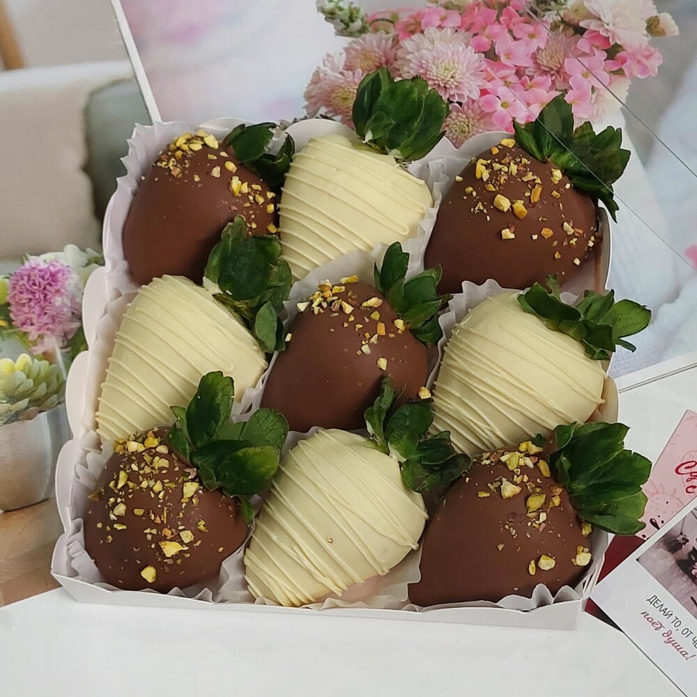 🎁Клубника в шоколаде, 9 шт подарок 🎁 — фото 3