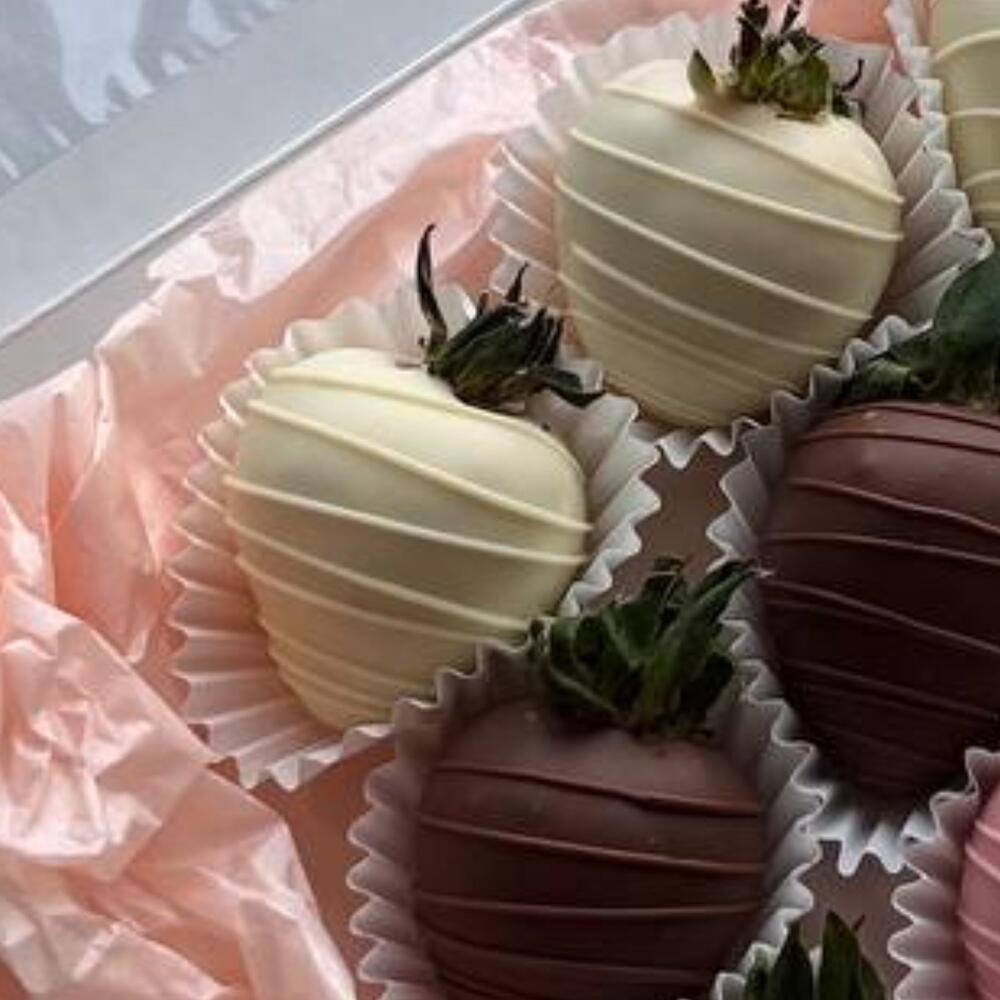 Набор клубники в шоколаде Три вкуса — фото 4
