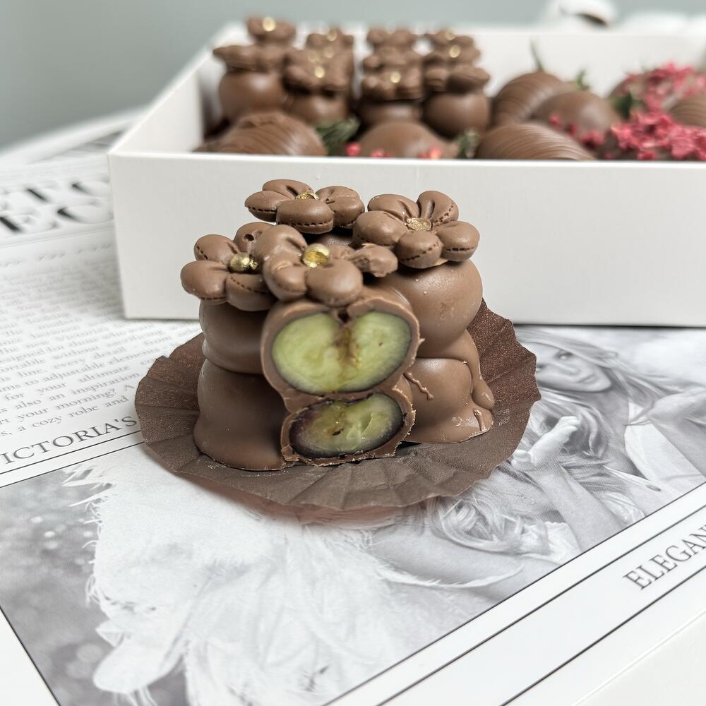 Набор комбо клубника, голубика и бананы в шоколаде 🍓🫐🍌🍫 — фото 5