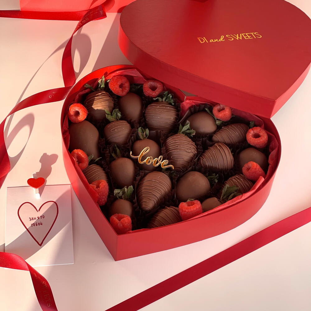 Клубника в шоколаде/ подарок любимой девушке с надписью «love» 14 февраля — фото 4
