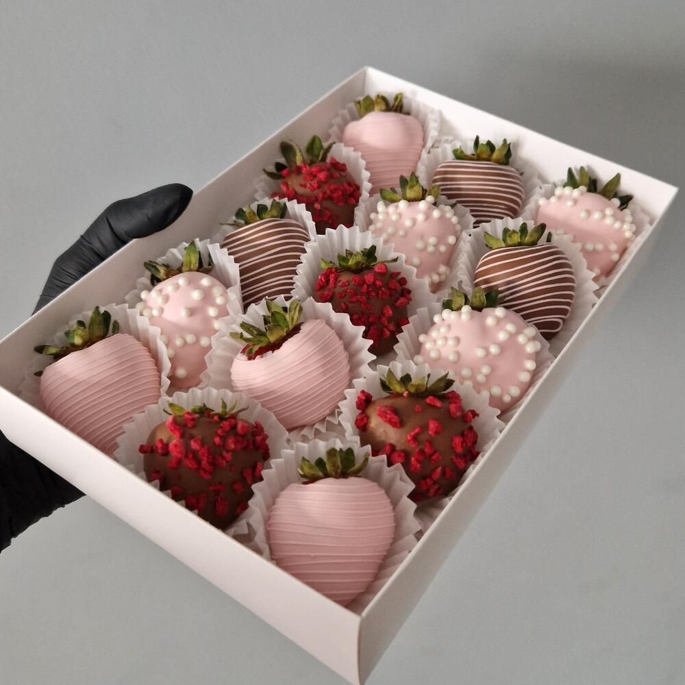 Клубника в шоколаде 🍫(12-18 ягод) Бесконечность маме/ мамуле/ любимой/ девушке/ жене/ сестре/ коллеге/ подруге — фото 3
