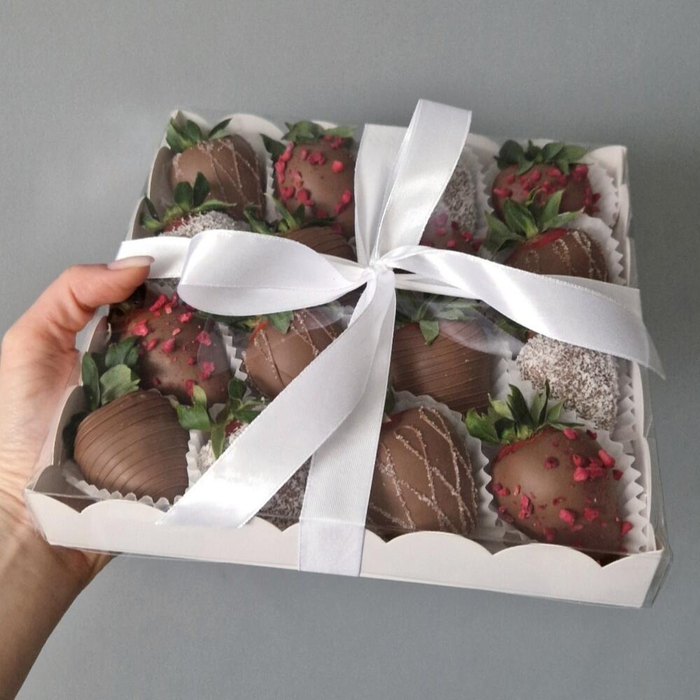 Клубника в шоколаде 🍫 16-20шт Страстный поцелуй — фото 7