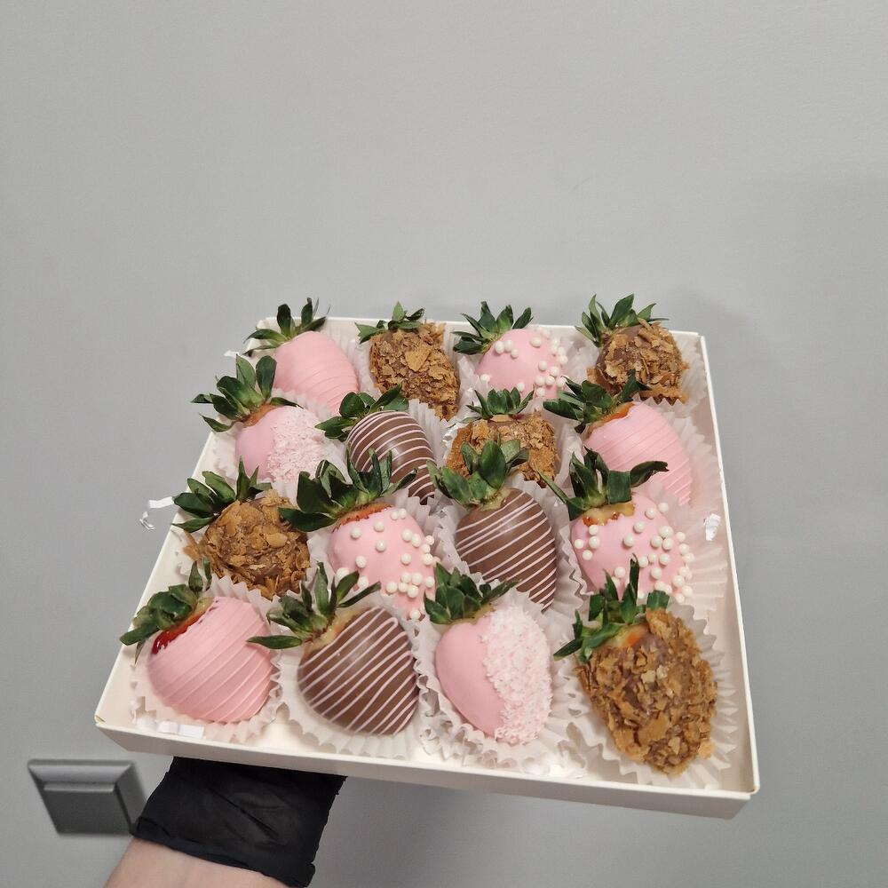 Клубника в шоколаде 🍫(16-25 ягод) Гламурный вечер маме/ мамуле/ любимой/ девушке/ жене/ сестре/ коллеге/ подруге — фото 5