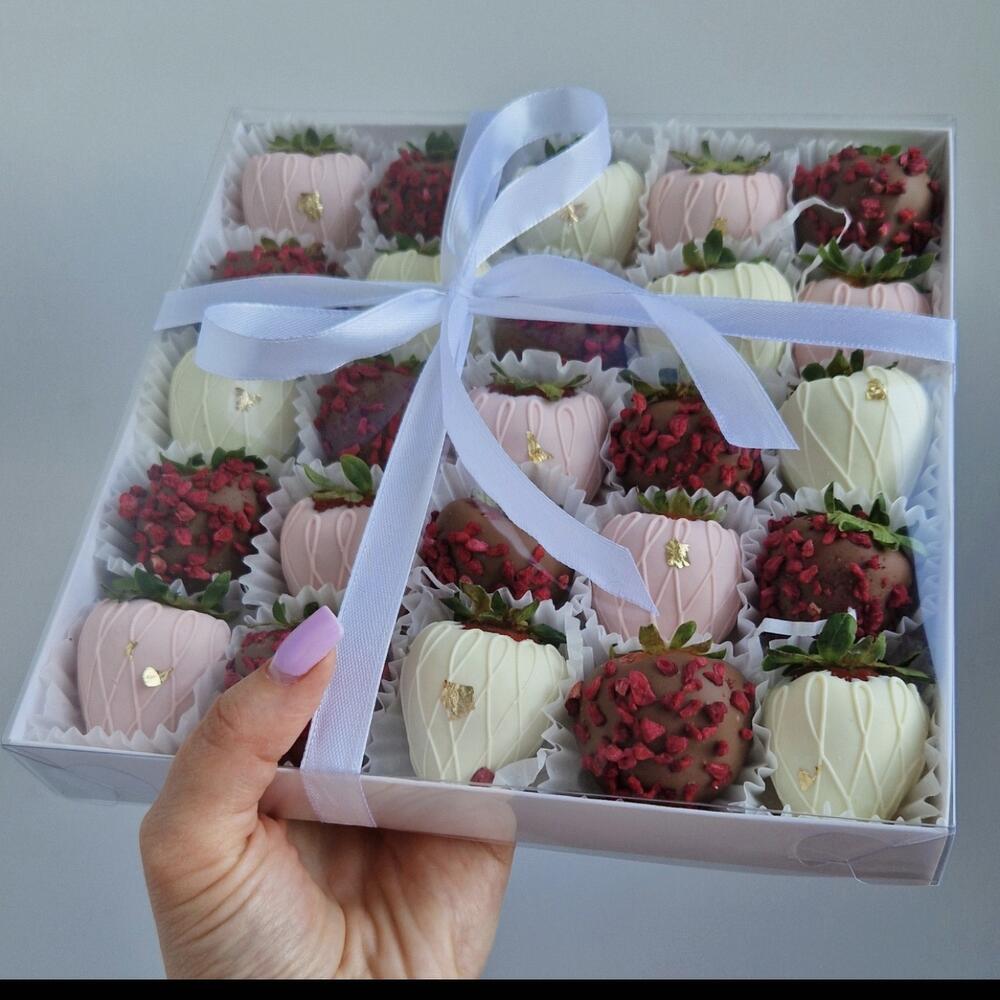 Клубника в шоколаде Роскошь 🍫 20-25шт маме/ мамуле/ любимой/ девушке/ жене/ сестре/ коллеге/ подруге — фото 2