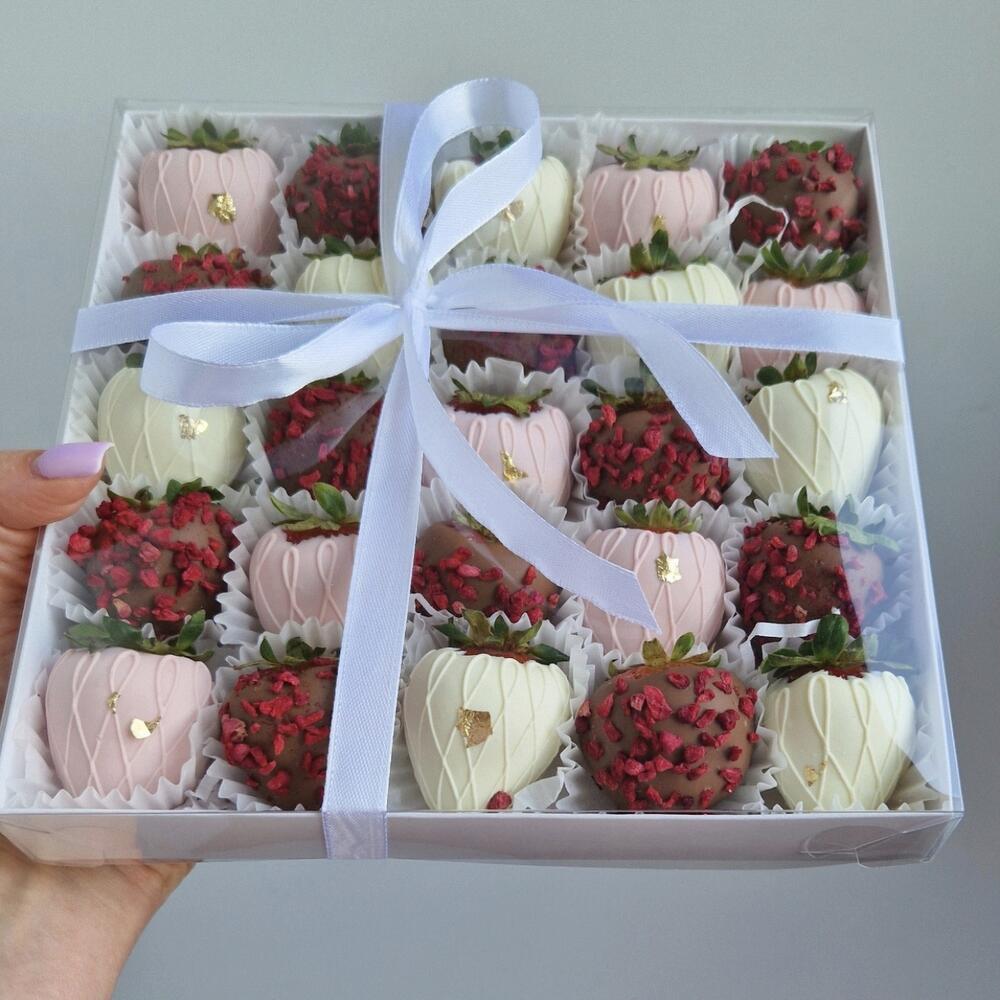 Клубника в шоколаде Роскошь 🍫 20-25шт маме/ мамуле/ любимой/ девушке/ жене/ сестре/ коллеге/ подруге — фото 6