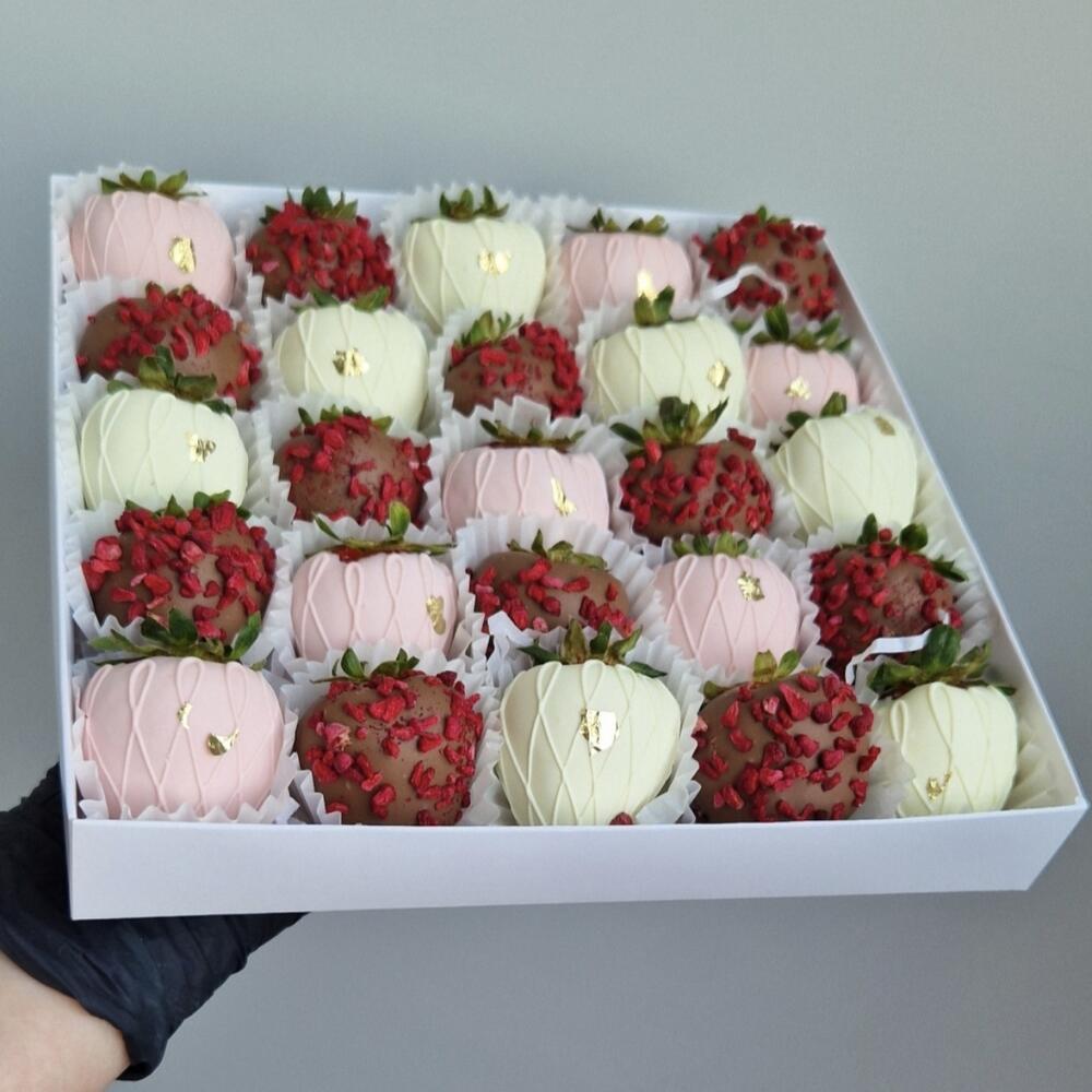 Клубника в шоколаде Роскошь 🍫 20-25шт маме/ мамуле/ любимой/ девушке/ жене/ сестре/ коллеге/ подруге — фото 5