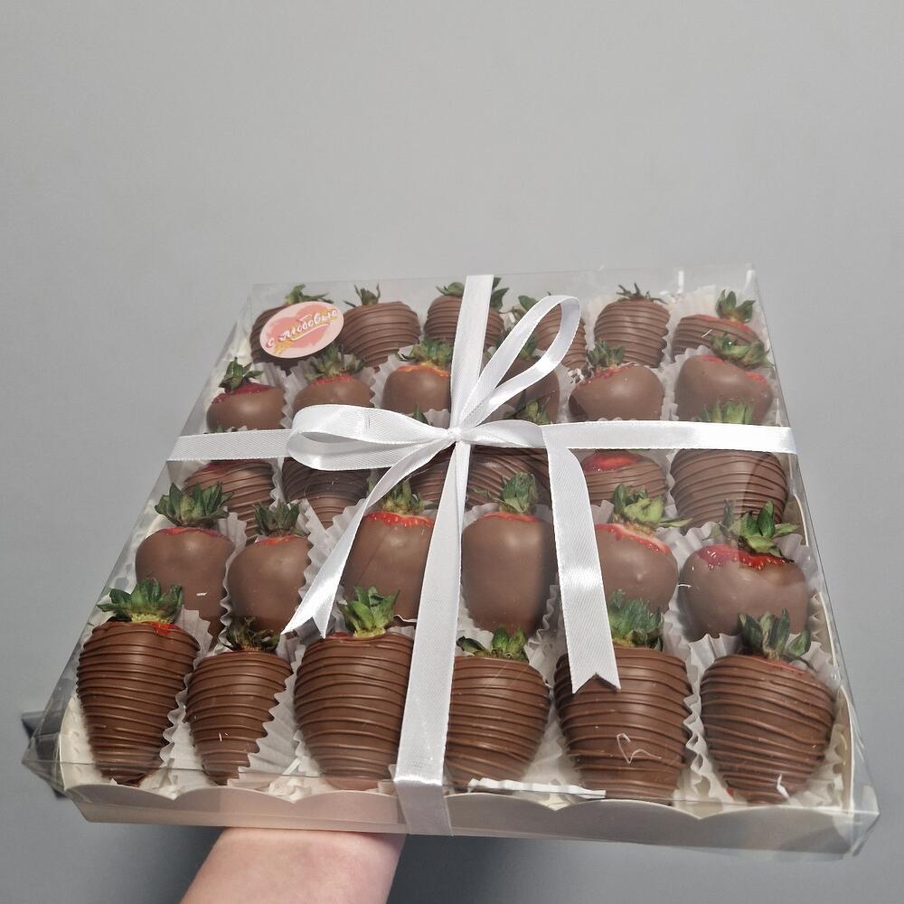 Клубника в шоколаде 🍫(25-36 ягод) Молочное вдохновение — фото 7