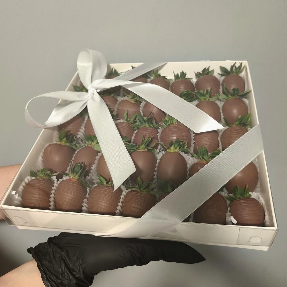 Клубника в шоколаде 🍫(25-36 ягод) Молочное вдохновение — фото 4