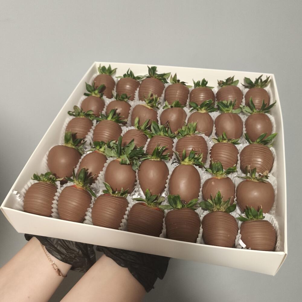 Клубника в шоколаде 🍫(25-36 ягод) Молочное вдохновение — фото 3