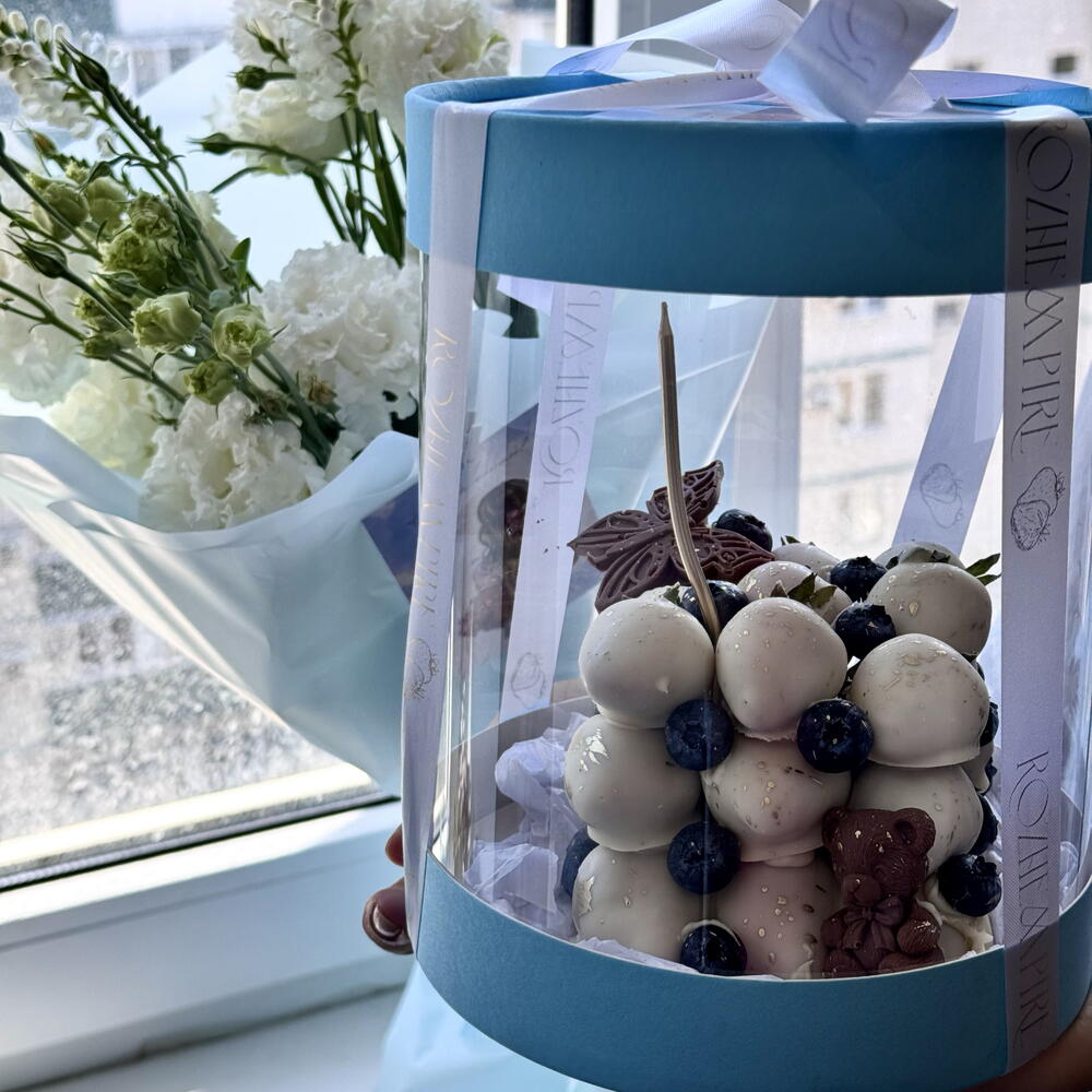 Клубника в шоколаде Торт из клубники в шоколаде 🧸 « Нежность » — фото 7