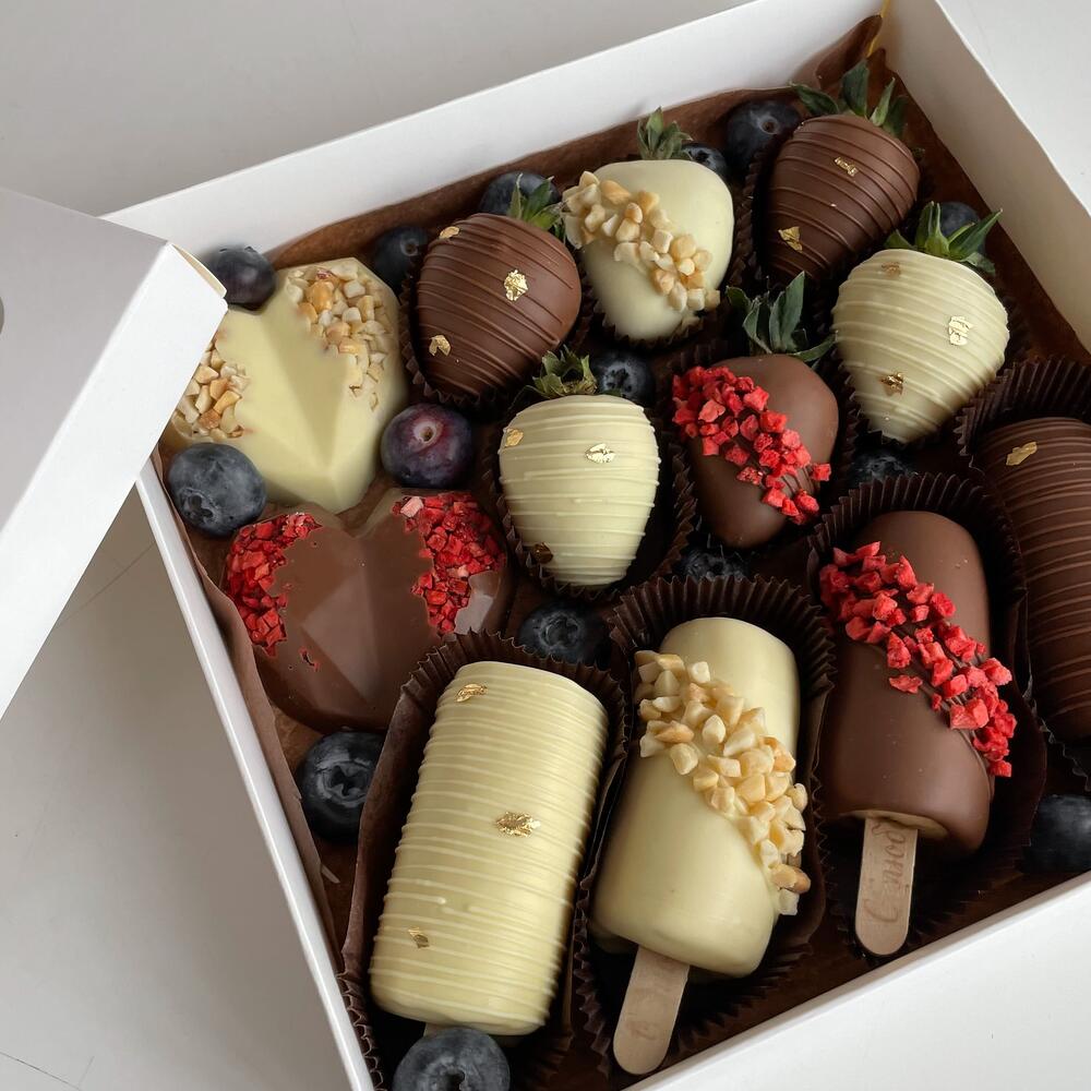 Клубника и бананы в шоколаде набор «Полнота вкуса» — фото 5