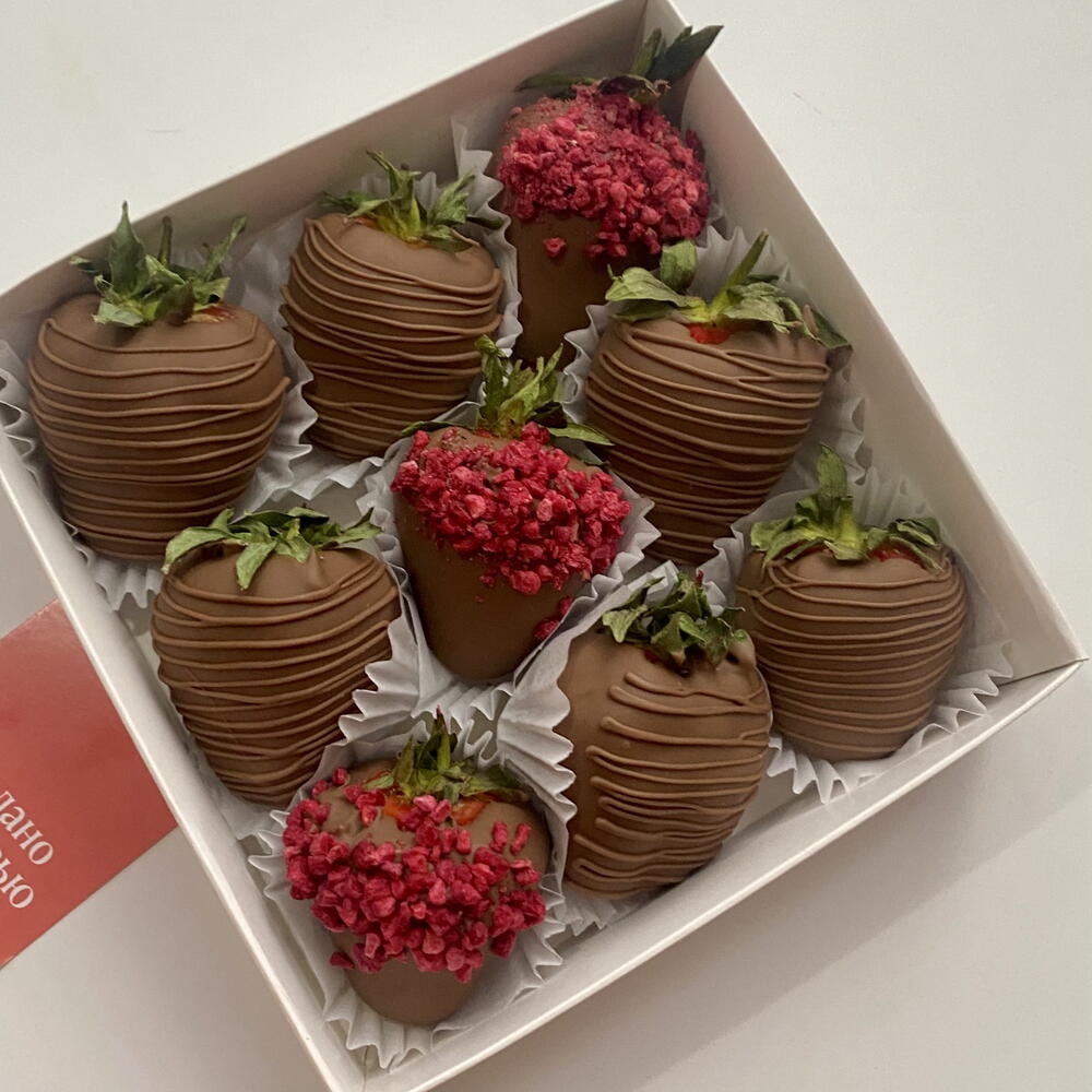 Клубника в шоколаде вкусный подарок для вашей девушке — фото 4