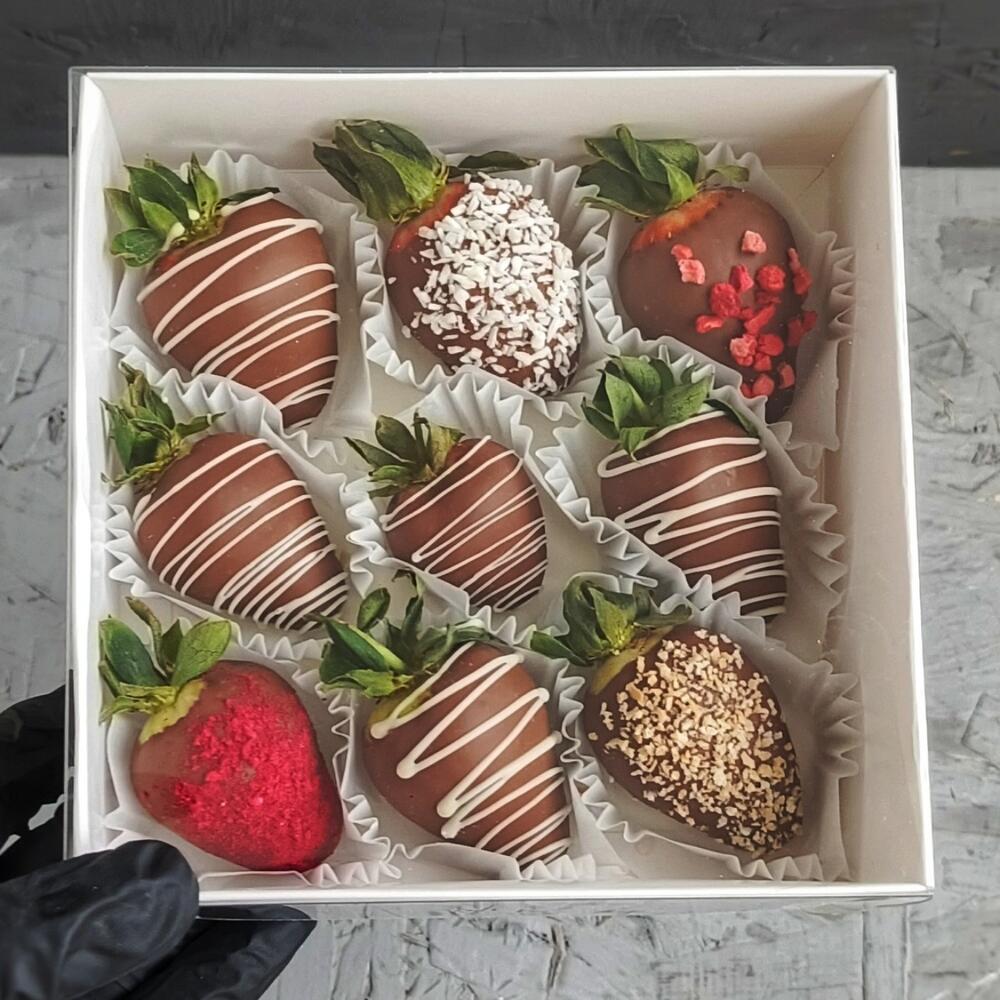 Клубника в шоколаде 9шт Клубничка — фото 2