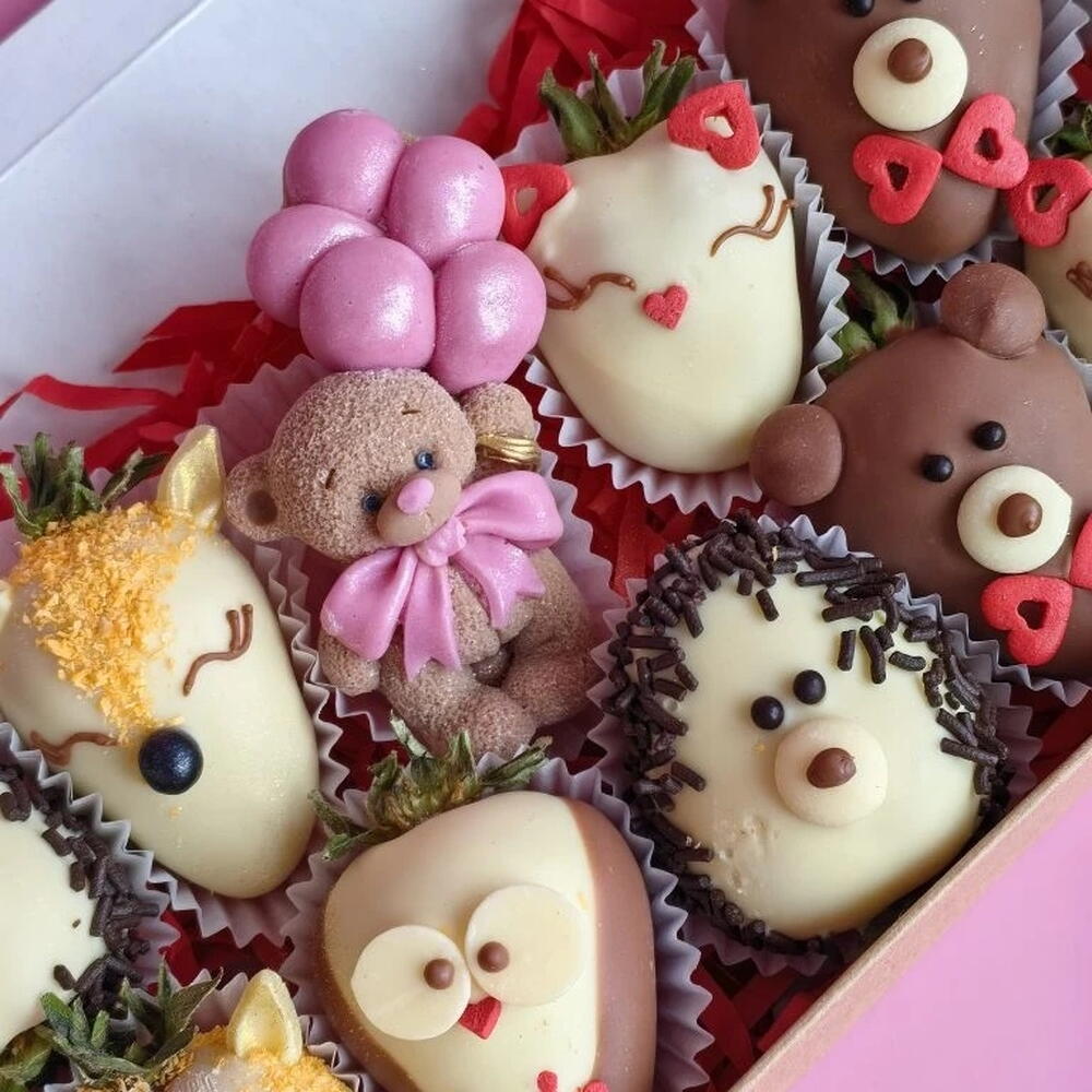 Клубника в шоколаде с Шоколадным мишкой🧸 — фото 5