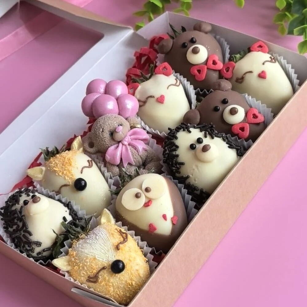 Клубника в шоколаде с Шоколадным мишкой🧸 — фото 6