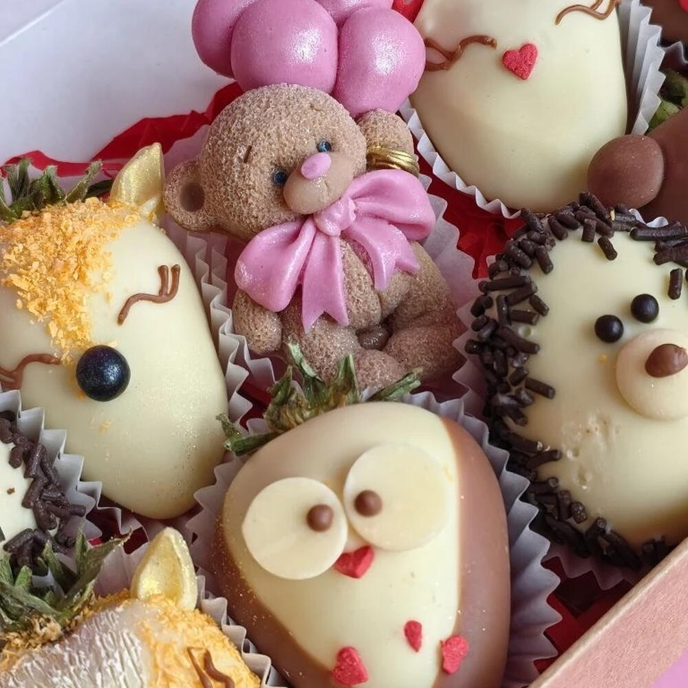 Клубника в шоколаде с Шоколадным мишкой🧸 — фото 2