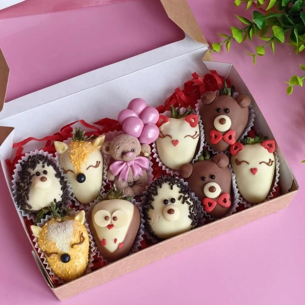 Клубника в шоколаде с Шоколадным мишкой🧸 — фото 8